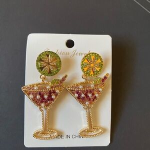Martini earrings!